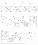Cylinder Head Valves Diagram and Parts List for 297447-0159-G2  Briggs and Stratton Engine